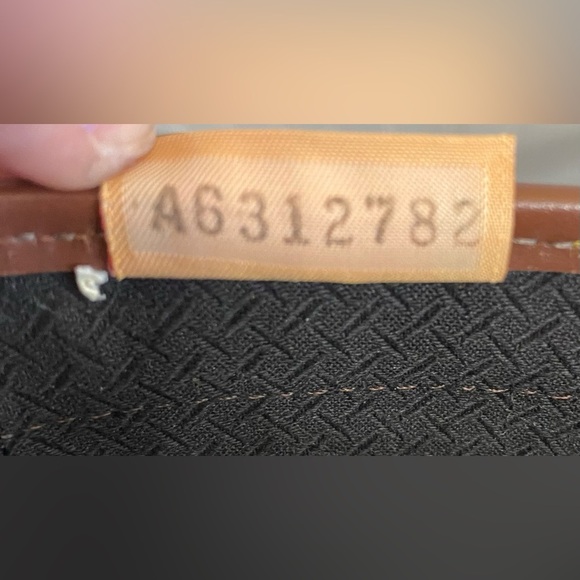 Dooney & Bourke Vintage Canvas Leather Bucket Tote - Picture 11 of 11